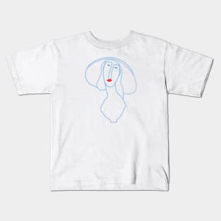 Modigliani portrait of Jeanne Hebuterne Kids T-Shirt